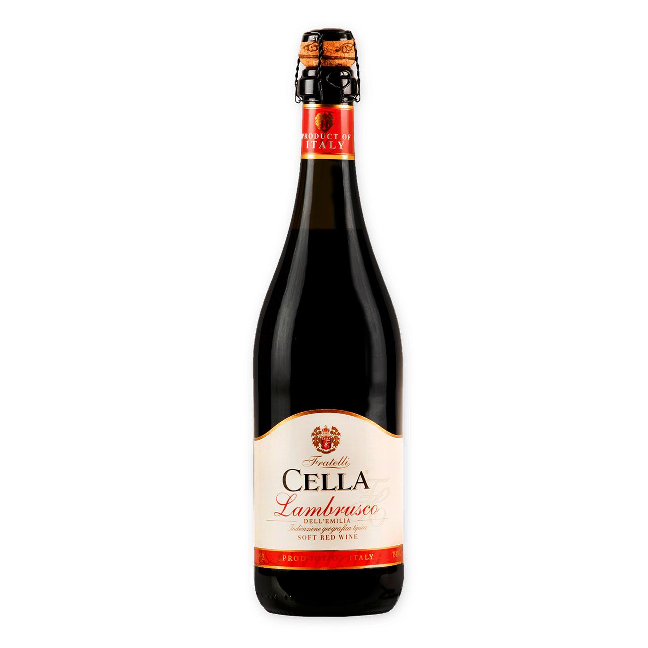 Vinho Cella Lambrusco Dell'Emilia Rosso Tinto 750ml