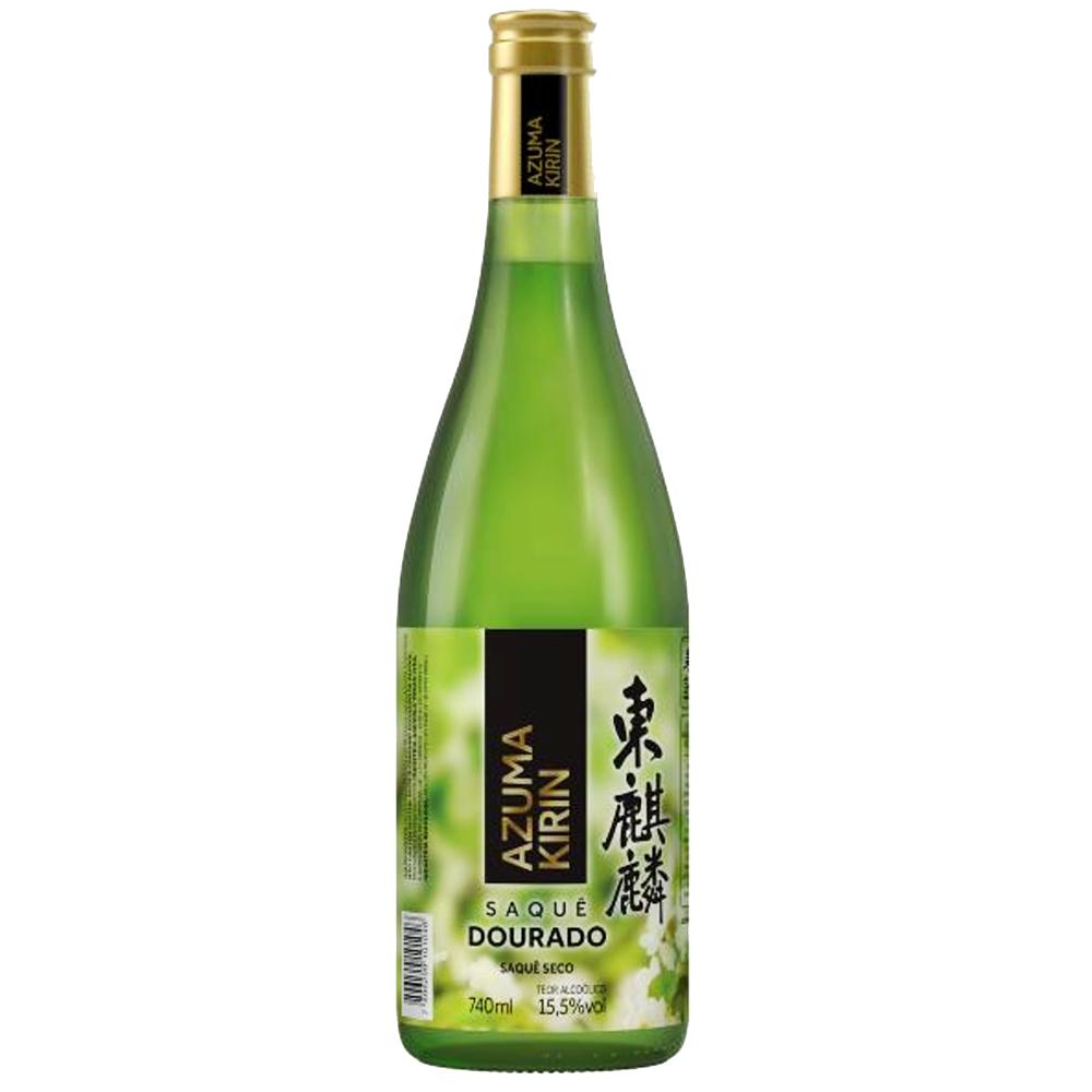 Saquê Azuma Dourado Sake Seco 740ml + Bolsa Personalizada