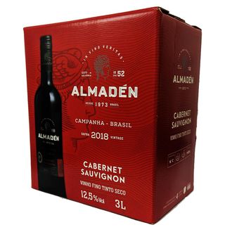 Vinho Bag In Box Almadén Cabernet Sauvignon Tinto 3L